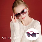 ME&CITY 極簡約雙色時尚太陽眼鏡 抗UV400 (ME 120024 H231)