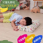 【Leafbaby】愛寶貝100%天然乳膠兒童枕 2入-寶貝夢想國