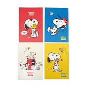 Snoopy JP多用途 經典明信片收藏套組4入