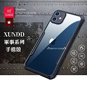 XUNDD 軍事防摔 iPhone 12 mini 5.4吋 鏡頭全包覆 清透保護殼 手機殼(海軍藍)