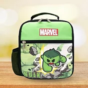 【Marvel 漫威復Q版系列】MarvelQ版餐袋/野餐袋/保冰保溫袋 蘋果綠 綠巨人浩克
