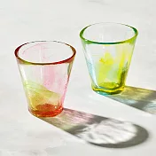 日本富硝子 - 手作夏日六角冰晶杯 - 對杯組 (2件式) - 170ml