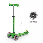 【Micro 滑板車】Mini Deluxe LED發光輪 - 綠色