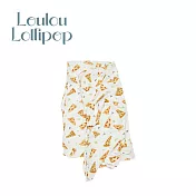 Loulou lollipop 加拿大竹纖維透氣包巾 120x120cm - 設計款 - 披薩派對