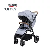 Britax Römer 英國 B-Agile M 豪華四輪嬰兒手推車 - 月光灰(黑管)