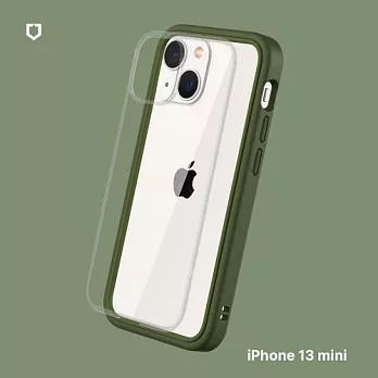 犀牛盾 iPhone 13 mini (5.4吋) Mod NX邊框背蓋兩用殼- 軍綠