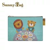 Sunny Bag x Kami創作森林 萬用收納袋(中)-大頭獅和阿虎吃飯