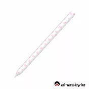 AHAStyle Apple Pencil 2代 乳牛花紋 可愛動物造型 矽膠防摔保護套 粉色