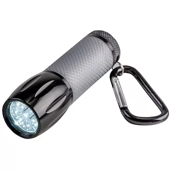 《CARSON》兩段LED手電筒(灰9.5cm) | 照明燈　