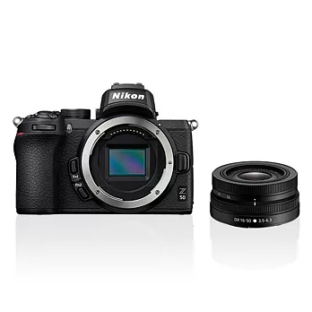 Nikon Z50 +Z DX 16-50VR 單鏡組(公司貨)+128G記憶卡+大吹球清潔組+拭鏡筆