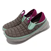 Merrell 休閒鞋 Hut Moc 懶人鞋 女鞋 鞋口鬆緊帶 後跟可踩 一鞋兩穿 灰 紫 ML002216 23cm BOULDER/WAVE