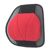 DR. AIR 鋼圈網背氣墊腰椎支撐墊(標準版)-六色可選 紅