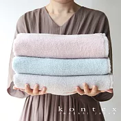 【日本愛媛 KONTEX】GREIGE今治混色柔棉浴巾 (淺天藍) | 鈴木太太公司貨