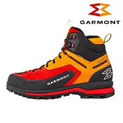 GARMONT 男款GTX中筒戶外多功能登山鞋 002466 / GoreTex 防水透氣 米其林大底 飛拉達 鐵索攀岩 UK7.5 橘紅