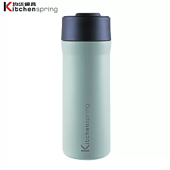 【kitchenspring】YOGA陶瓷保溫瓶 500ML 沉靜綠+奶油白