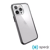 Speck iPhone 13 Pro (6.1吋) Presidio Perfect-Clear Geo 透明防摔殼-黑框