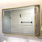 慕尼黑 慕尼黑 智能LED發光觸控燈鏡 ZA0198(掛鏡/浴鏡/化妝鏡/鏡子) 金色
