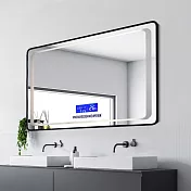 H&R安室家 慕尼黑 藍芽撥放音樂 智能LED發光觸控燈鏡 ZA0199(掛鏡/浴鏡/化妝鏡/鏡子)
