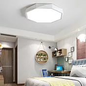H&R安室50cm斜角智能LED吸頂燈ZA0209 (附遙控器可調明暗及色溫 ) 白色