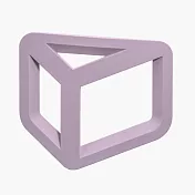 Easy Kitchen 3D立體矽膠隔熱墊- 丁香紫 (三角造型)