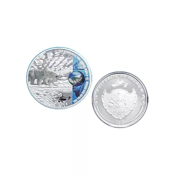【耀典真品】我們的地球–北極 2 盎司 10元 銀幣