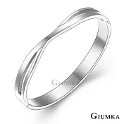 GIUMKA交織情侶手環鋼飾男女手飾多色任選 單個價格 MB04057 18 銀色寬版男款|單一尺寸