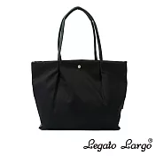 Legato Largo Lieto 舒肩系列 沉穩純色托特包- 黑色