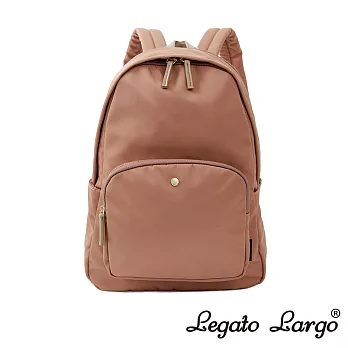 Legato Largo Lieto 舒肩系列 沉穩純色後背包- 粉橘色