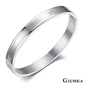 GIUMKA情侶手環鋼飾 攜手一生男女手飾多色任選 單個價格 MB06019 銀色寬版男手環