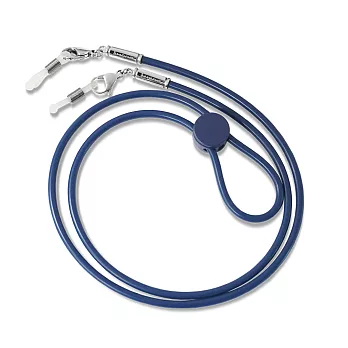 &MORE 愛迪莫 多功能量鈦鍺項鍊(遠紅外線/負離子/口罩掛繩/眼鏡掛鍊)- 藍色