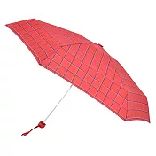 【2mm】格彩風尚 晴雨兩用抗UV袖珍輕量手開傘_ 豔陽紅