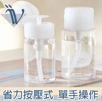 Viita 韓式簡約風化妝水/卸妝水按壓式分裝瓶 100ml+200ml