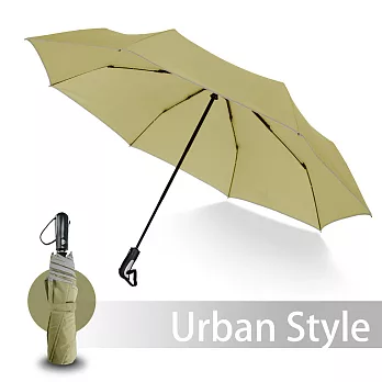 【2mm】都會行旅 超大傘面抗風自動開收傘_ 卡其