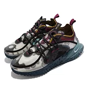 Nike 慢跑鞋 Flow 2020 ISPA 運動 男鞋 透氣 避震 包覆 鞋舌拉環 球鞋穿搭 黑 綠 DM2832-001 27.5cm BLACK/GREEN
