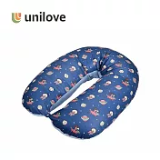 unilove 英國Hopo多功能孕哺枕枕套+枕芯組 - 經典系列 - 星球藍