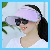 【JAR嚴選】升級版抗UV單層遮陽帽 紫色