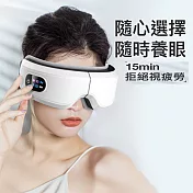 【Obeauty 奧緹】氣壓式熱敷按摩眼罩-KDS-111-折疊無線眼罩SPA舒壓USB充電(KawaDenki)