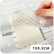 【DR.Story】日本好評熱銷超透明考試用便條紙-3入組  7.0*9.5cm