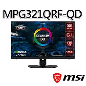 msi微星 Optix MPG321QRF-QD 32吋 電競螢幕
