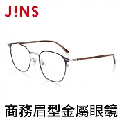 JINS 商務眉型金屬眼鏡 (AUMF19A097) 深海軍藍