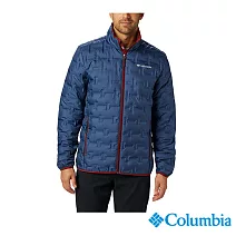 Columbia 哥倫比亞 男款 - Omni-HEAT 保暖650羽絨立領外套 UWE09550 XXL 亞規 墨藍