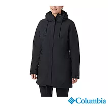 Columbia 哥倫比亞 女款- 兩件式OT防水長版外套 UWR02180 L 亞規 黑色