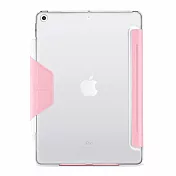 JTL / JTLEGEND 2021 iPad 9 Amos 10.2吋 相機快取多角度折疊布紋磁扣皮套(無筆槽) 櫻花粉