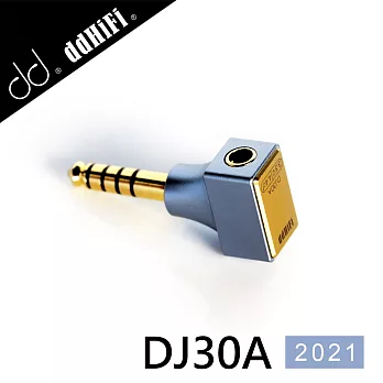 ddHiFi DJ30A 3.5mm單端(母)轉4.4mm平衡(公)轉接頭(2021)