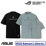 ASUS 華碩 CT1009 ROG Kamon L-Sleeve T-Shirt 灰藍-M