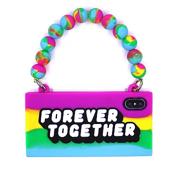 【Candies】彩虹系列 FOREVER TOGETHER手提包-IPhone X／XS