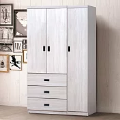 《Homelike》 可拉4x7衣櫃-雪松色 衣櫥 吊衣櫃 收納櫃 置物櫃 櫥櫃 專人配送安裝