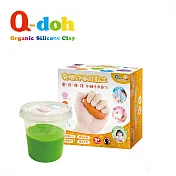 Q-doh 職能運動有機矽膠黏土單色盒 100g- 綠(中硬)
