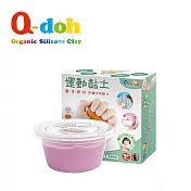 Q-doh 職能運動有機矽膠黏土單色盒 60g- 粉紅(軟)