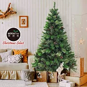摩達客★6呎/6尺(180cm)頂級雙松針枯枝擬真混合葉聖誕樹 裸樹(不含飾品不含燈)本島免運費